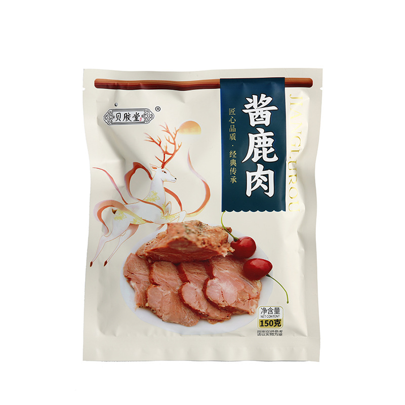 [Sold] Sauce-Flavored Venison 150g Shandong Specialty Braised Products for Snacks Vacuum Cooked Food Will Be Sold Sauce Venison