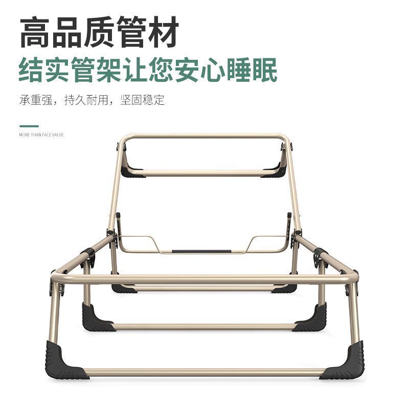 Folding Single Bed for Home Use, Adult Nap Bed, Nap Recliner, Folding Office Simple Bed, Military Bed