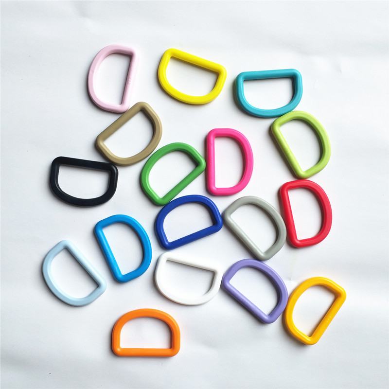 3.2cm D Buckle thickened D Buckle buckle luggage accessories buckle plastic buckle horseshoe buckle key chain stirrup mouth D Buckle