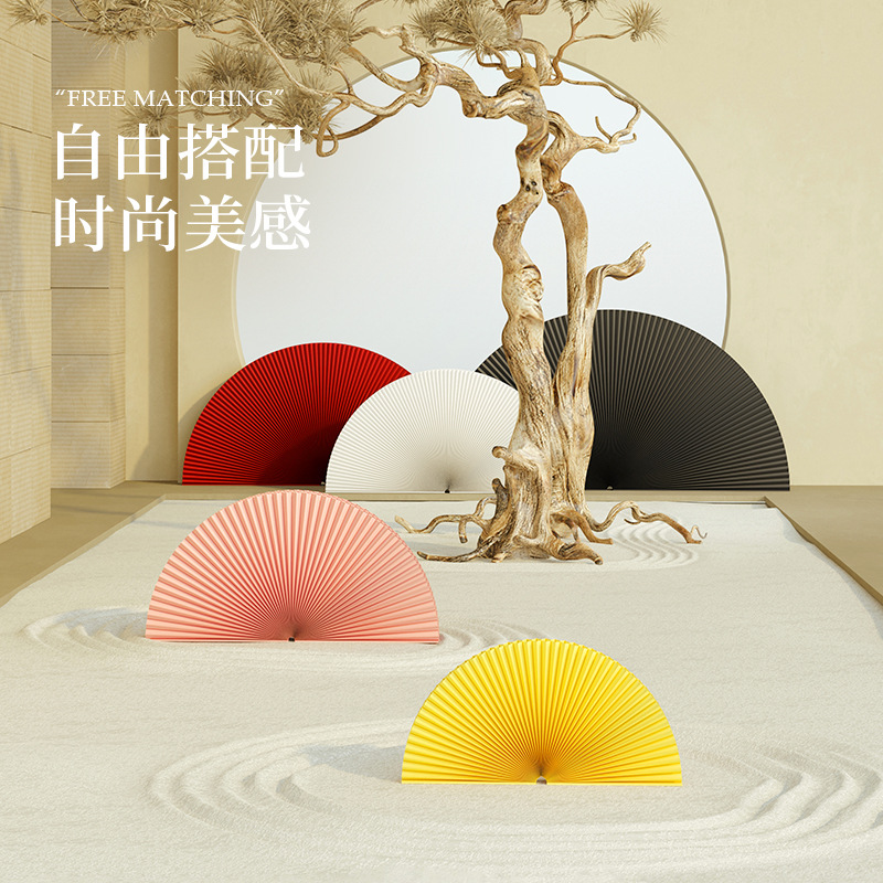 Eighteen Paper Organ Paper Fan Chinese Style Crafts Photography Fan Window Decoration Photography Creative Decoration Display