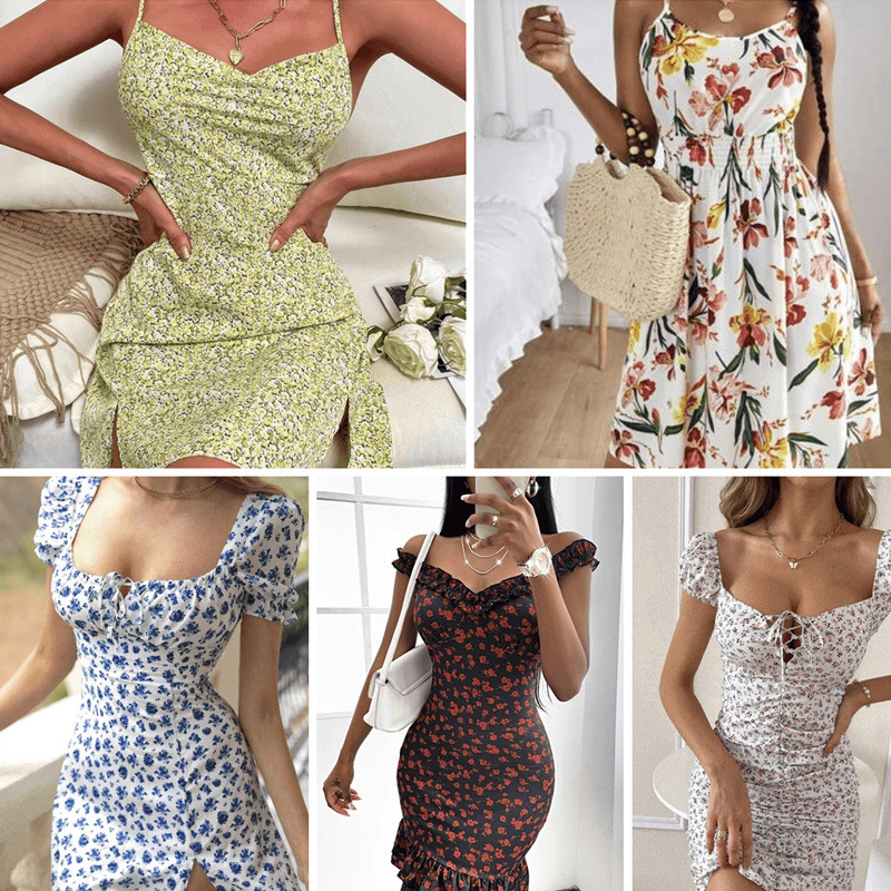 Смешанная одежда SHEIN, топы, жилеты, платья, оптовая продажа