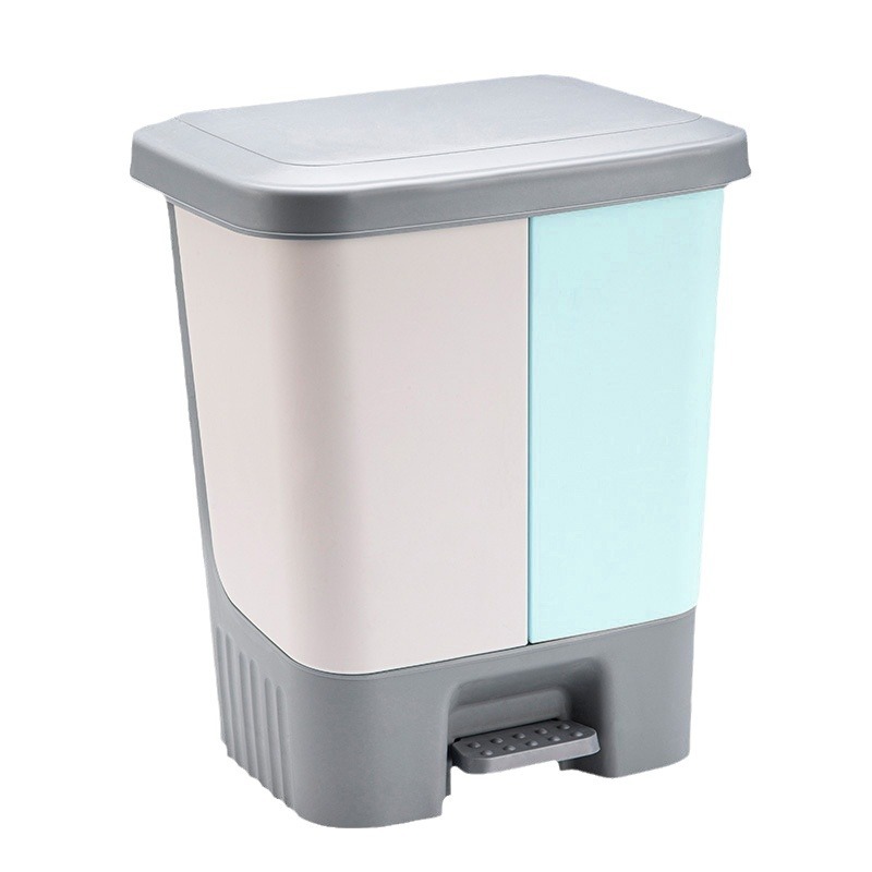 Kitchen household pedal classification trash can wet and dry separation bedroom living room toilet toilet trash can with lid