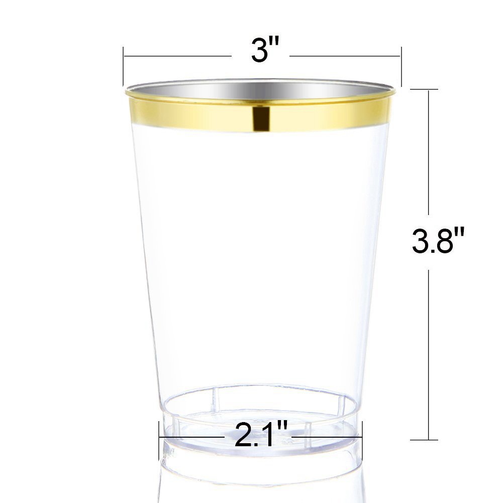 10oz стакан с серебряным краем, одноразовый бокал для вина, стакан для мороженого, бокал для красного вина, бокал для шампанского