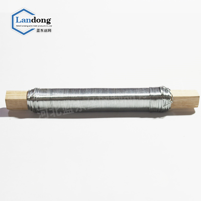 Spot green floral silk green paint wire craft wire Christmas decorative silk handmade art silk wood stick silk