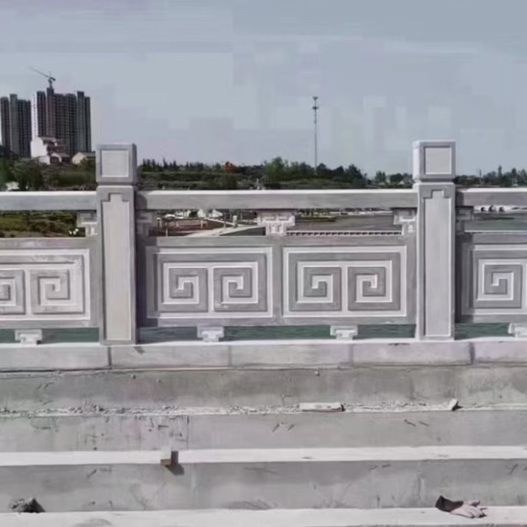 Landscape Bridge Stone Carved Stone Railing River Building Guardrail Arch Bridge Bluestone Granite Floating Carved Guardrail