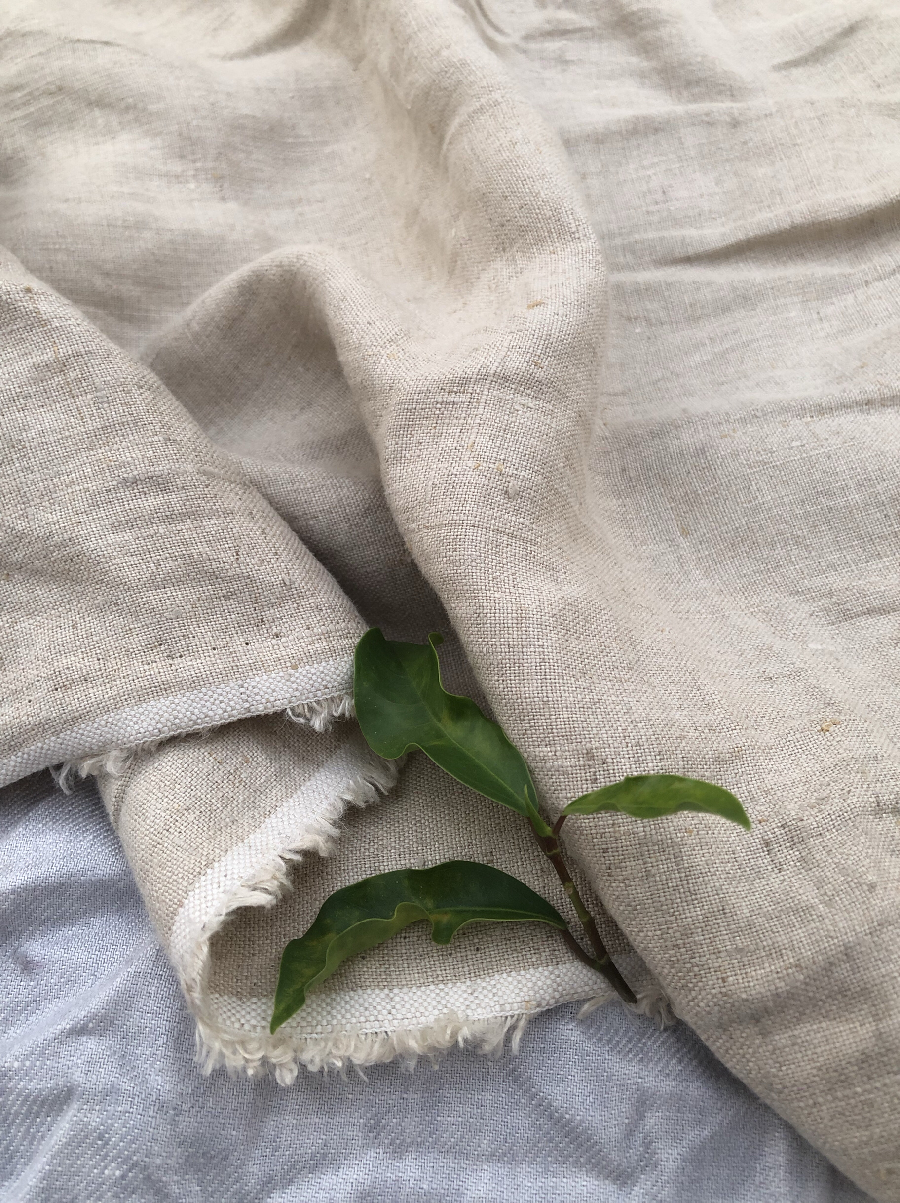 100% Pure Hemp Thickened Raw Hemp Color Fabric Other Shirts