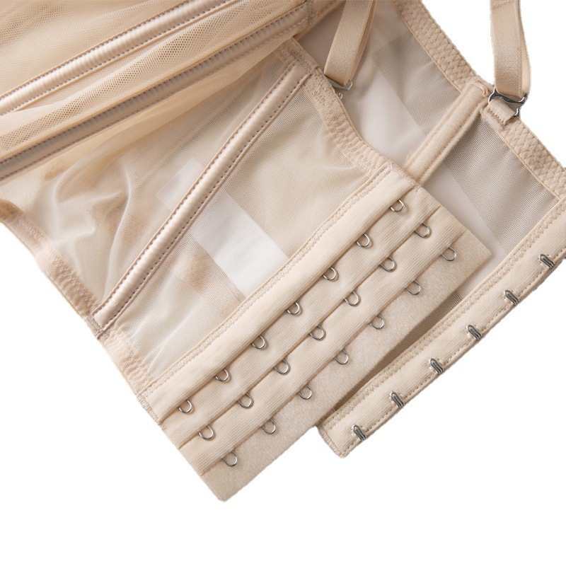 Foreign Trade French Style Women's Big Chest Small Bra Gather-up Parammary Sexy Underwear Fish Bone Corset Vest Corset