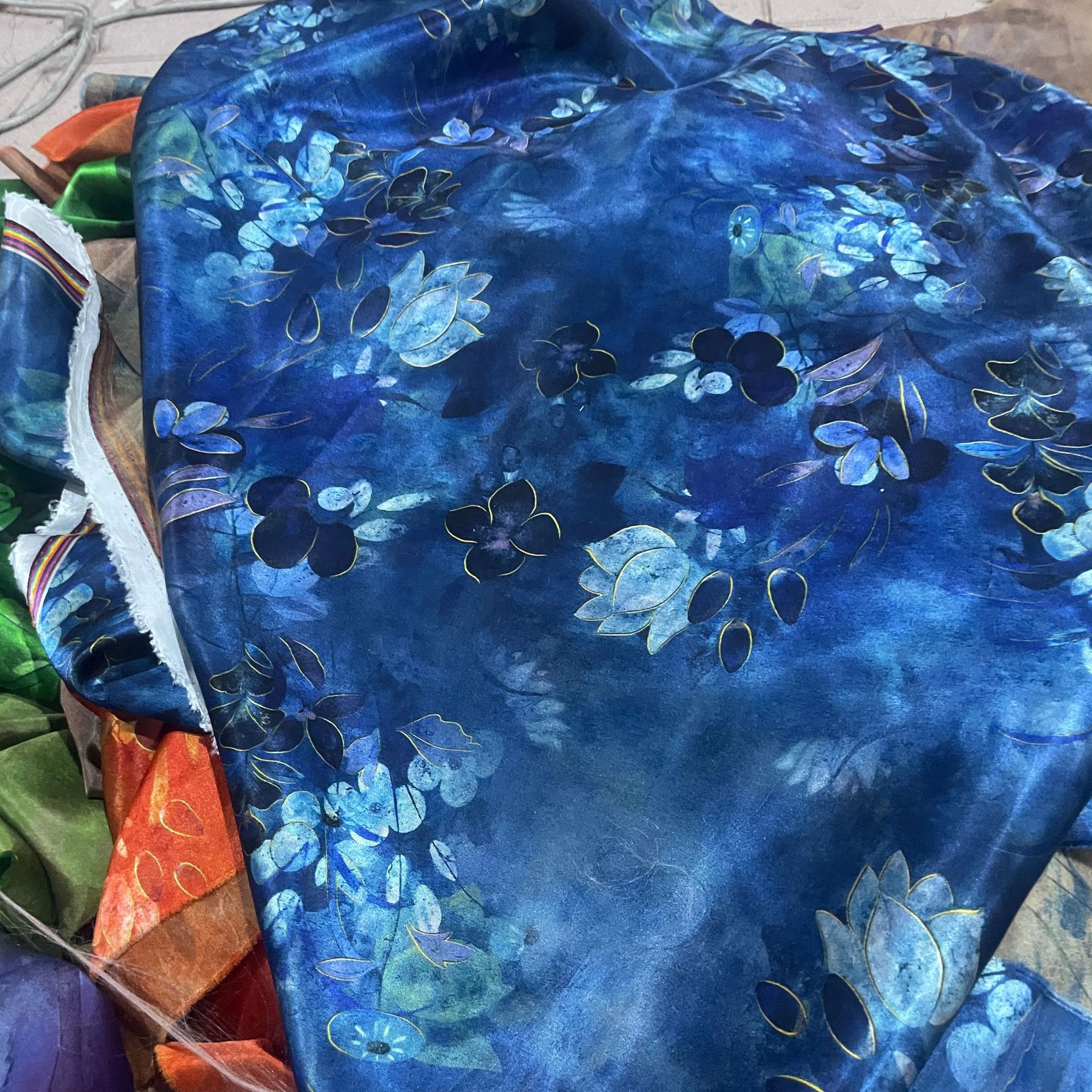 Full Rayon Silk Jacquard Fabric, Soft Rayon for Cheongsam, Chinese Style Dress, Tang Suit Clothing Material