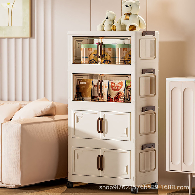 Free Installation Household Simple Baby Wardrobe Children's Clothes Storage Box Baby Wardrobe Plastic Storage Cabinet