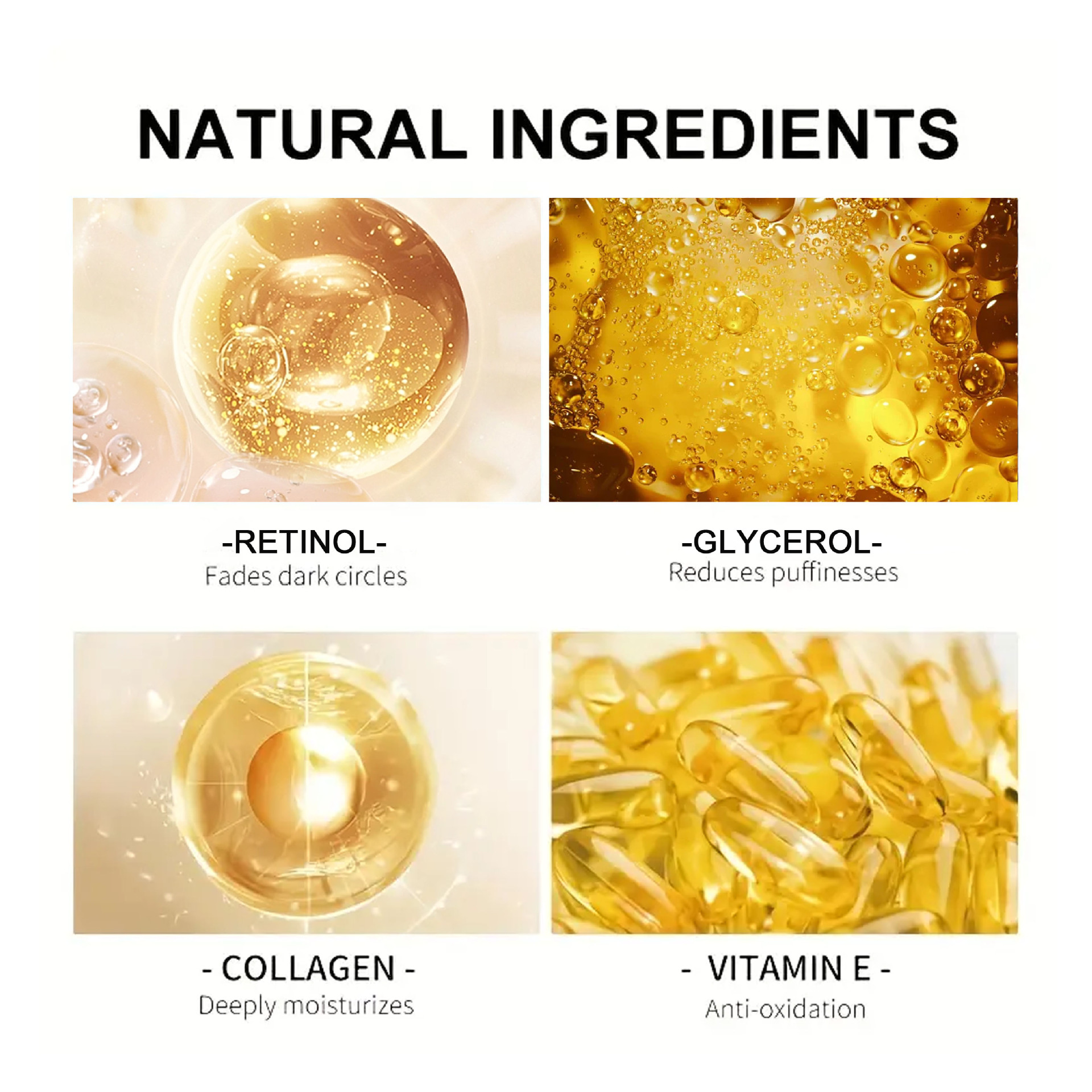 Cross-Border Retinol Men's Eye Cream Stays up Late, Firming, Anti-Wrinkle, Fine Lines Around the Eyes, Puffy Eye Bags, Essence Cream Factory Ready Stock