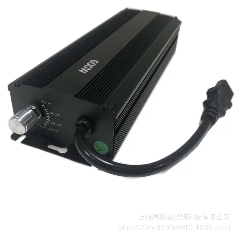 Agricultural Green Plant Greenhouse High-Pressure Sodium Lamp Plant Growth Lamp Hps-600W Ballast Bulb Three-Piece Set