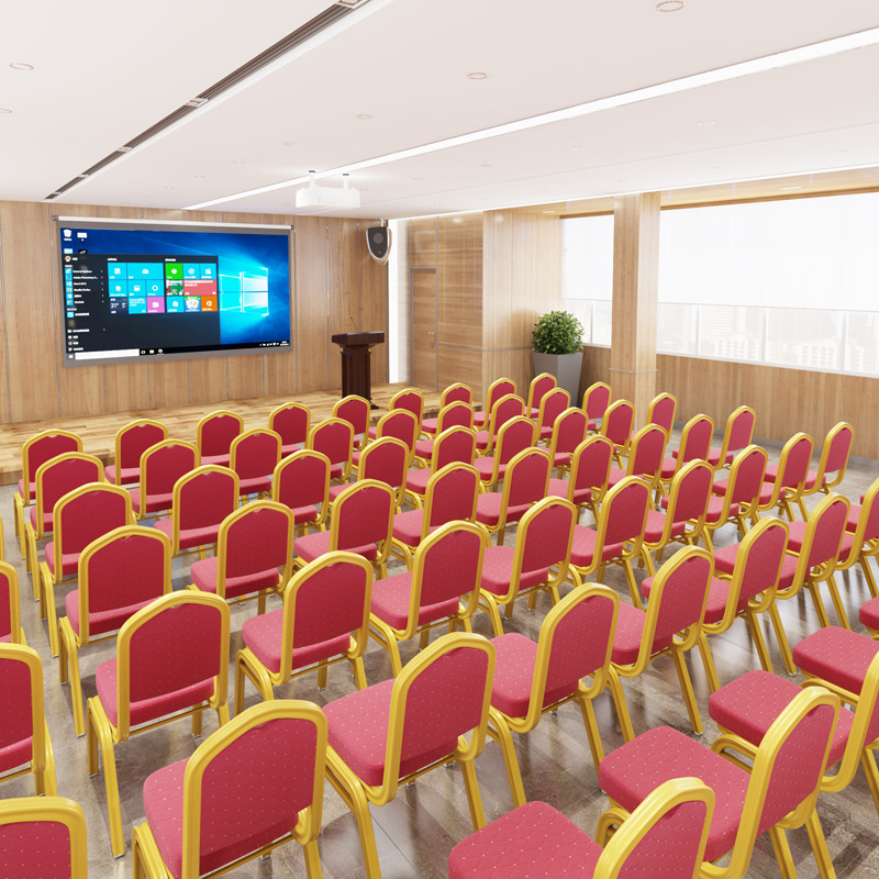 Wholesale hotel banquet chair Crown Conference VIP chair aluminum alloy restaurant chair hotel dining table and chair General Chair