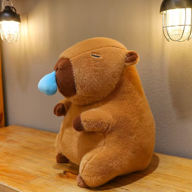 8inch Catching Machine Doll Capybara Capibala Wedding Throwing Gift 25cm Doll Stuffed Toy Small Doll