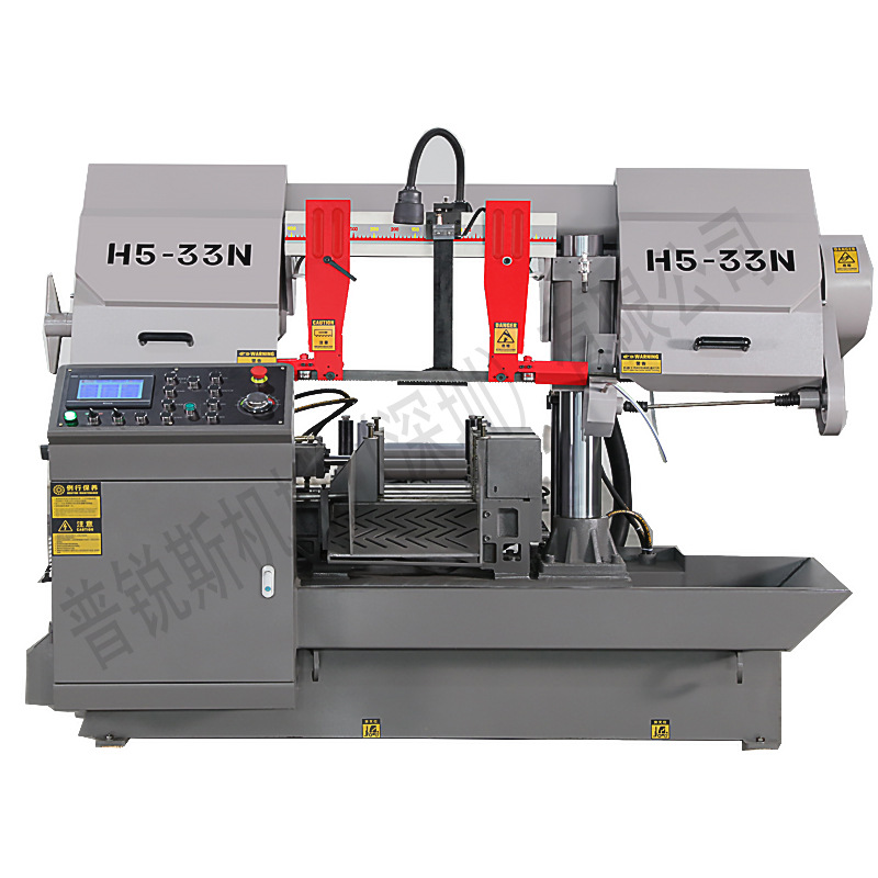 Spot Supply Double Column Horizontal Cnc Fully Automatic Metal Band Saw Machine Automatic Feeding Automatic Feeding