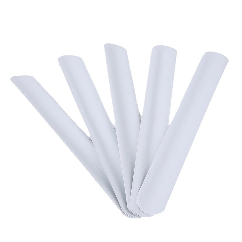 DIY Handmade Graffiti Pure White Environmental Protection Pop Circle Children's Plush Toy Inner Party Sports Bracelet Pat Circle A