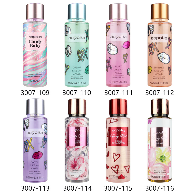 Cross-Border Popular Export Unisex Perfume Body Spray Perfume Fragrance Gift Box Customized Long-Lasting 250ml