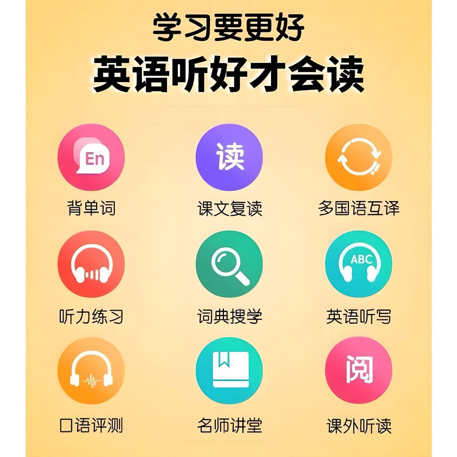 Listening to Lippo English Ear Grinding Artifact Walkman Repeater Pocket Learning Machine Listening Small Junior Senior high school Walkman