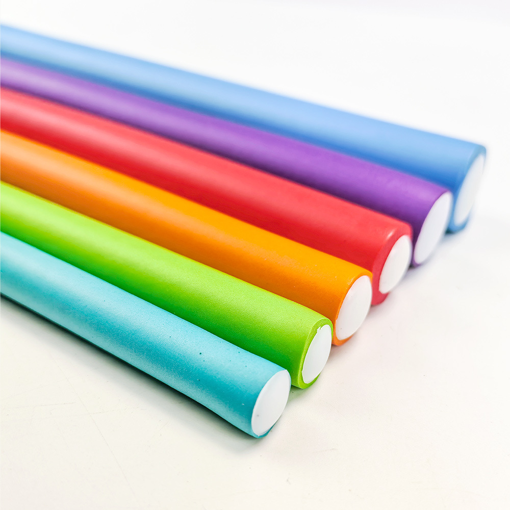 Curly Hair Artifact Lazy Sleeping Style Curling Hair Rod Multifunctional Heat Insulation Curling Hair Rod Universal Bar Rubber Curling Hair Rod