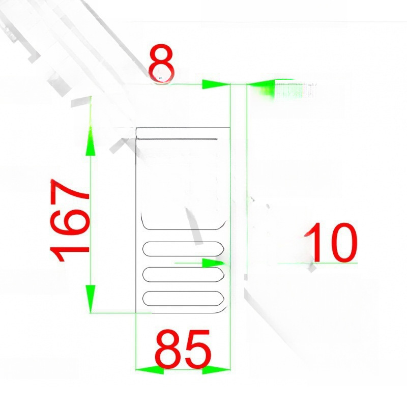 Shoe Cabinet Shoe Divider Thin Steel Shoe Shelf Partition/Dumping Accessories Entrance Metabo