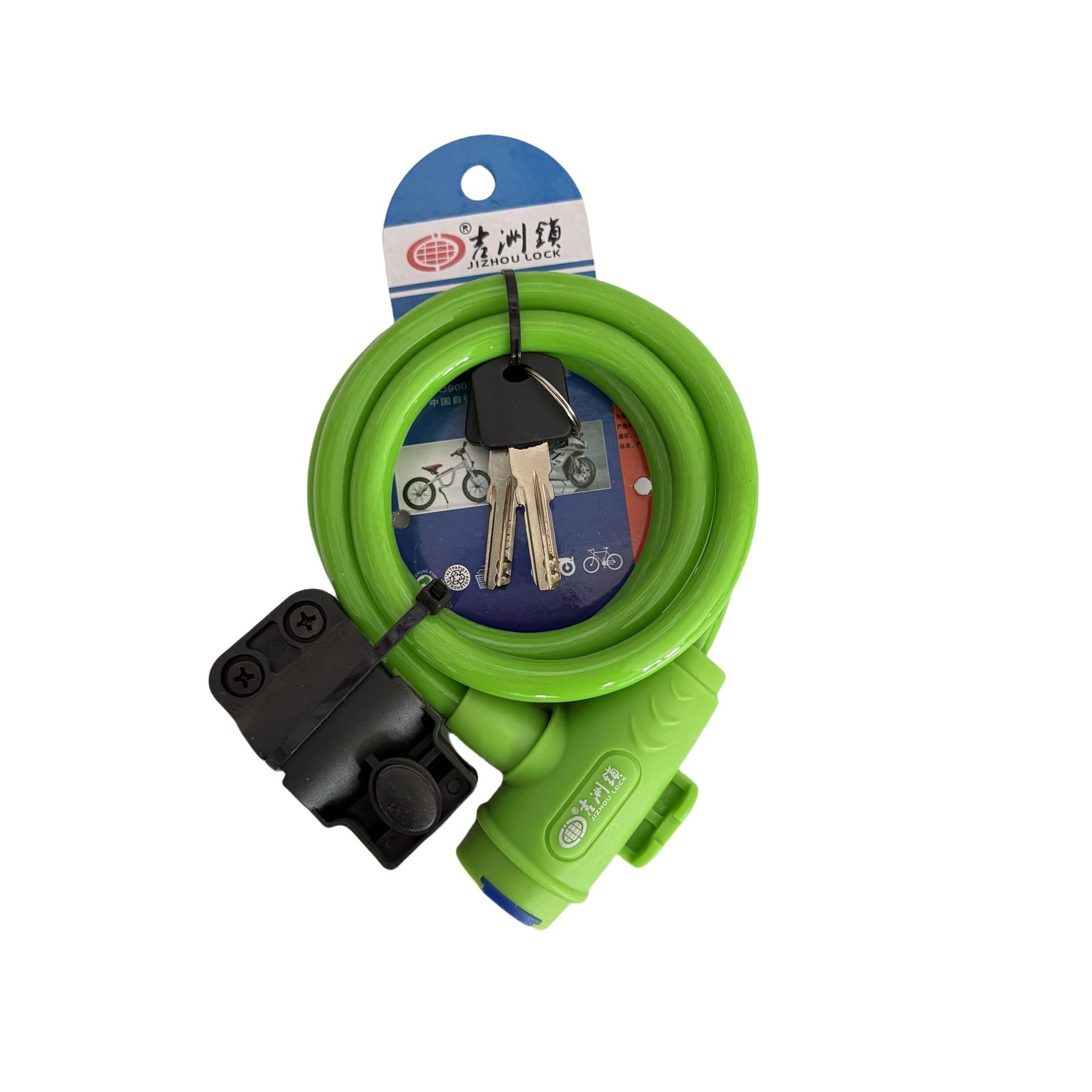 5108 Bicycle Mountain Bike Road Bike Student Bike Lock Steel Wire Cable Ring Lock Anti-Theft Lock Cycling Equipment Wholesale