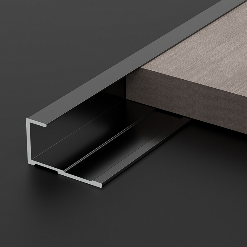 Wall panel closing strip wood veneer aluminum alloy closing strip 8mm plate carbon crystal plate I-line integrated wall decoration color