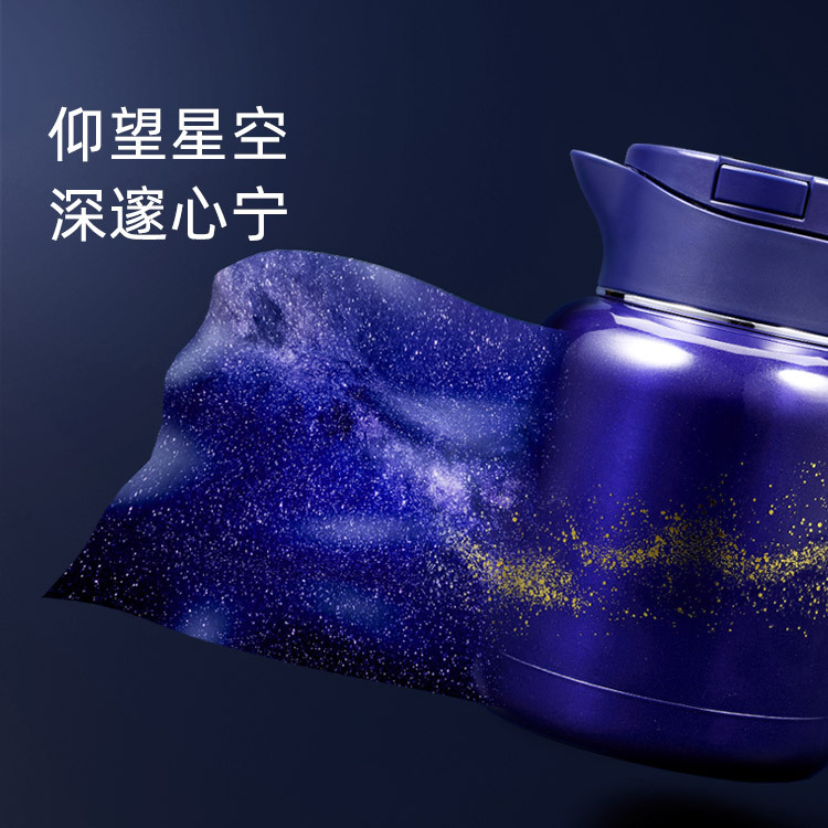 Shangming Titanium Stew Teapot Household Warm Display Thermal Insulation Stainless Steel Large Capacity Stuffy Tea Old White Tea Teapot High-grade Stuffy Pot