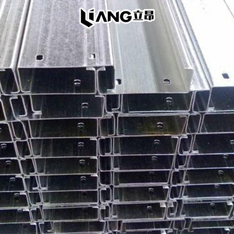 Cold-Rolled C-Shaped Steel Galvanized Special-Shaped Steel Cold-Rolled Thin-Walled Profile C-Shaped Steel Anti-Seismic Bracket Photovoltaic Cold-Rolled Thin-Walled Steel Profile