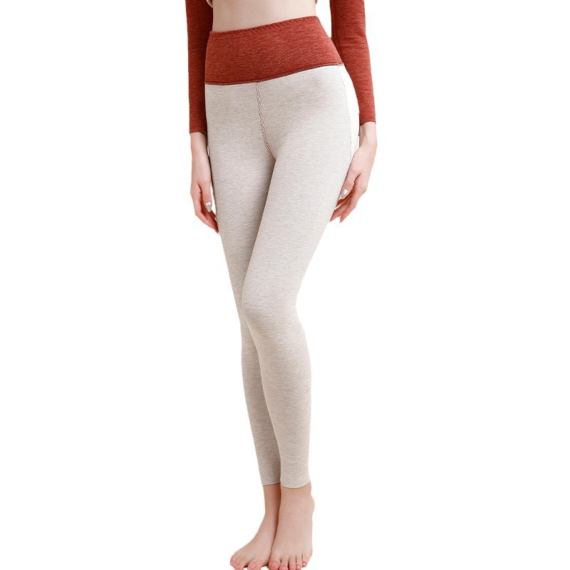 plus size Velvet Silk Wool Warm Autumn Pants Women's Winter Thickened Seamless High Waist Inner Wear Extra Large Leggings Cotton Pants