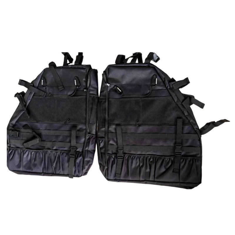 Black Wrangler Off-Road Storage Tool Bag, Anti-Roll Rack, Modified Anti-Roll Bracket Cosmetics Bag, Multi-Function