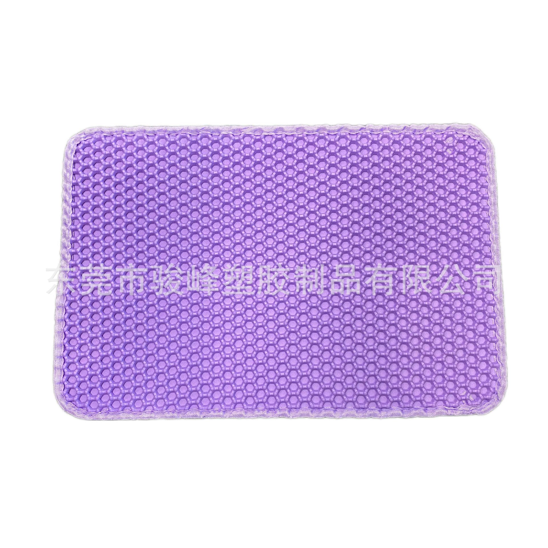 Eva Waterproof and Odor-Proof Cat Litter Mat, Extra Large Cut Out Anti-Removal Cat Litter Box, Washable Pet Floor Mat, Non-Slip