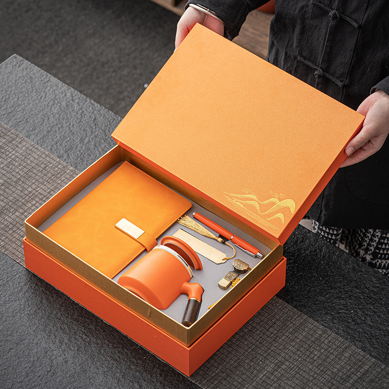 Mug Notebook Practical Business Gift Bank Real Estate Enterprises and Institutions Accompanying Gift Graduation Teacher