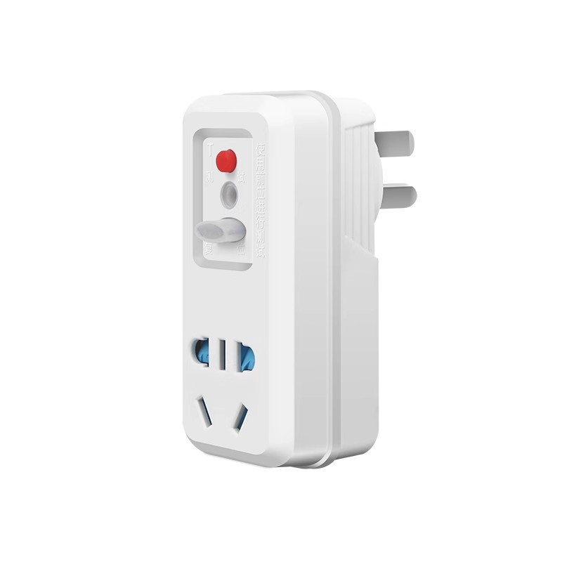 Leakage Protector Water Heater Air Conditioner Electric Water Safety Socket 220V Special High-Power Automatic Power-Off Switch