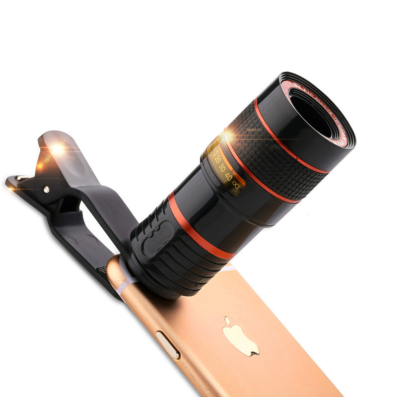 Wholesale 8X8X Telephoto Mobile Phone Lens Universal 8X Mobile Phone Zoom Lens High-Definition Focusing Special Effects Photography Lens
