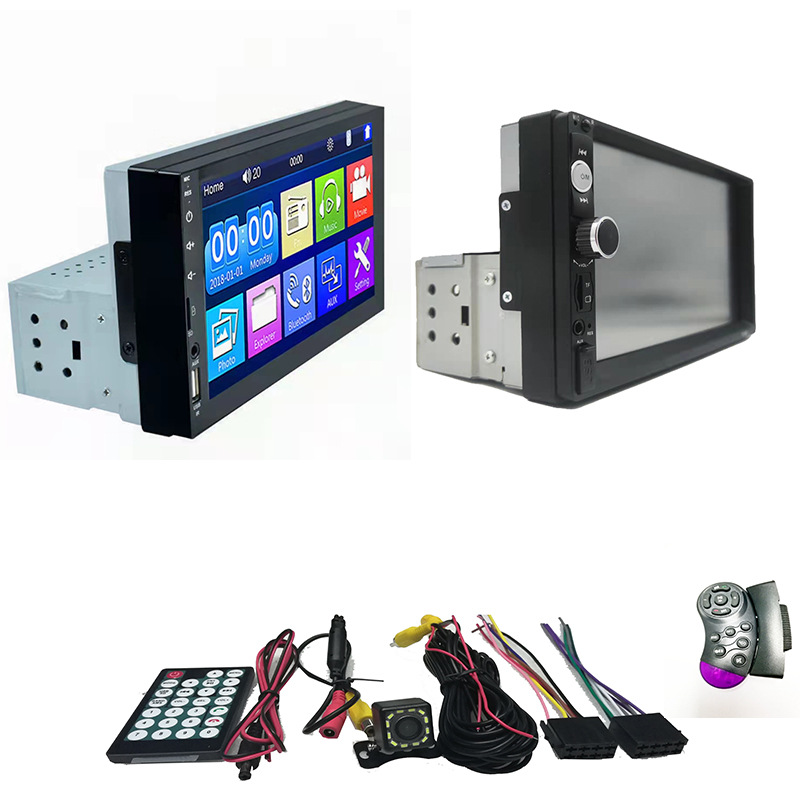 Автомобильный 7 дюймовый MP5 мультимедийный плеер Bluetooth радио 1DIN 2DIN