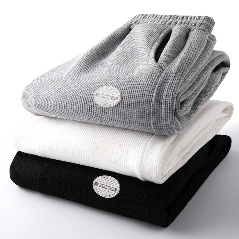 2023 спортивные брюки для мужчин зимняя мода универсальные свободные брюки с начесом