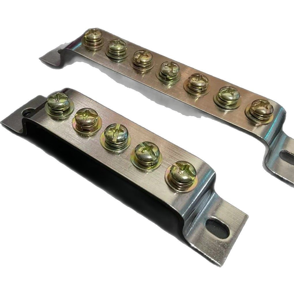 Pure copper nickel plated 3x 30 ground row 5 holes/7 holes