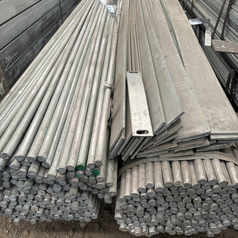 Galvanized Round Steel, Hot-Dip Galvanized Construction Lightning Rod Grounding Wire, Cold-Dip Galvanized, Electrically Galvanized Solid Round Steel