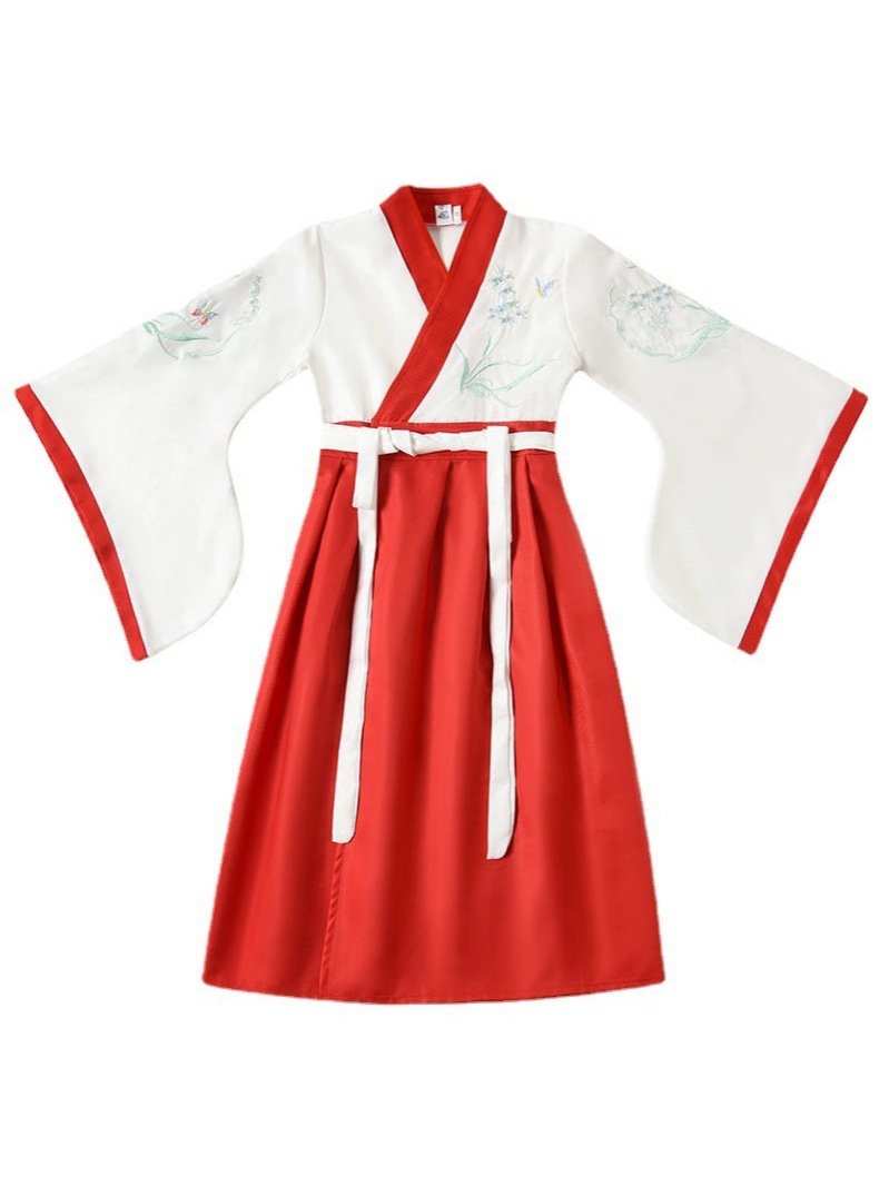 Children's Chinese Style Ancient Clothing Hanfu Boys and Girls Students Chinese Studies Performance Clothing Children's Clothing Three-character Sutra Di Zi Gui Performance Clothing