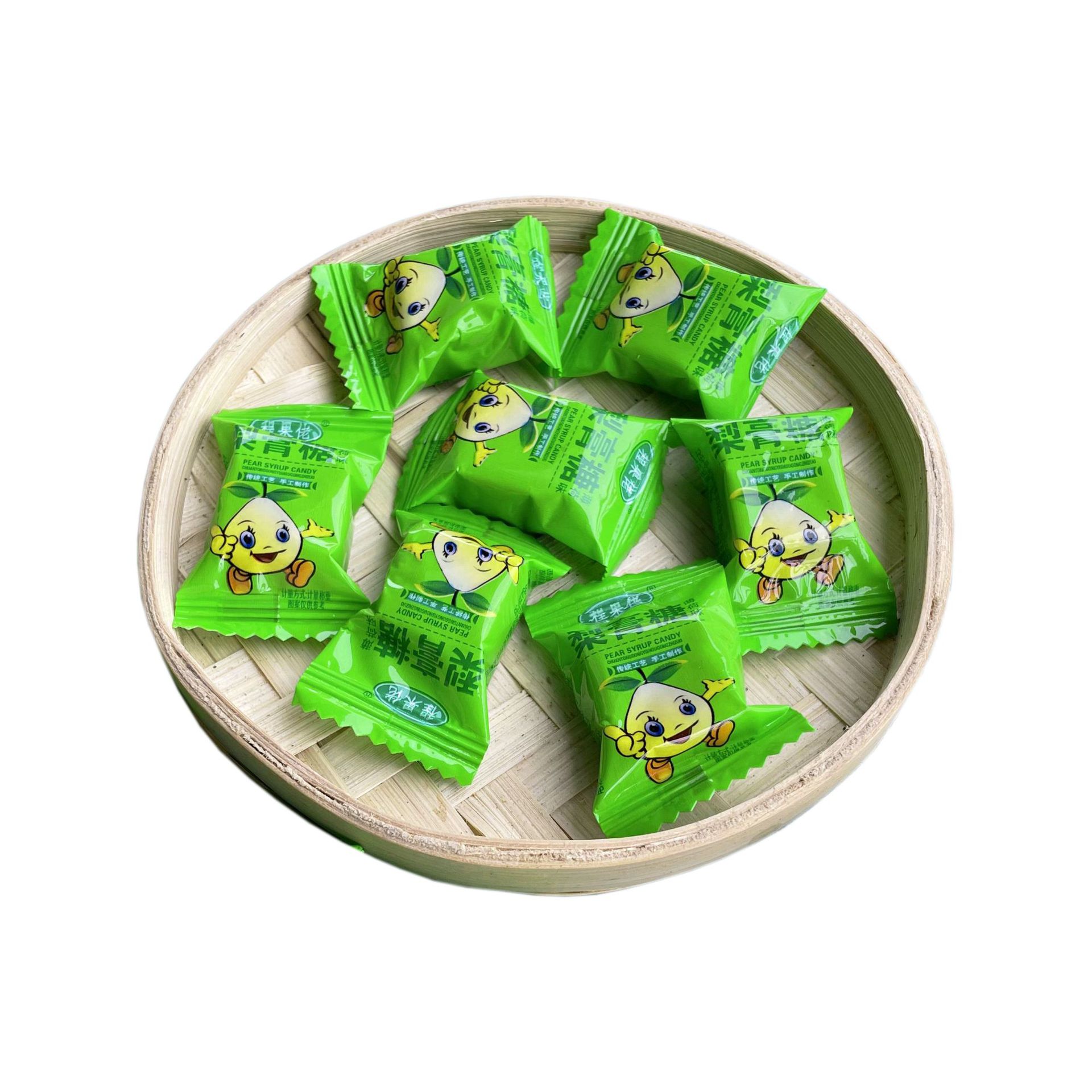 Running rivers and lakes stall fair pear cream sugar bulk mint flavor pear cream sugar wholesale internet celebrity snack supply