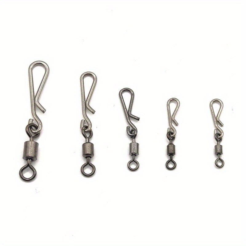 100 pc/box fishing gear reinforced pin sea fishing stainless steel luya pin connector fishing supplies, hanging type