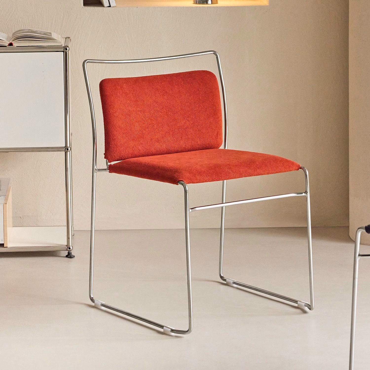Bauhaus Home Soft Dining Chair Creative Minimalist Modern Backrest Simple Nordic Chair Back Chair Designer