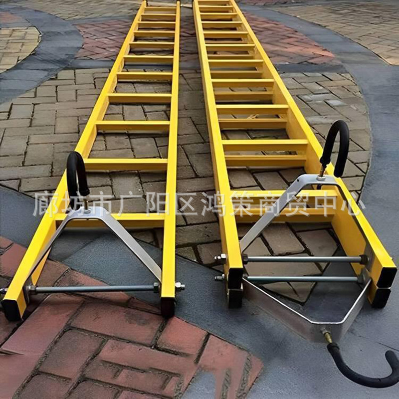 Insulated Hanging Ladder Moisture-Proof Outlet Ladder 3m Insulated Outlet Flat Ladder Power Inspection Ladder Moisture-Proof Insulated Flat Ladder