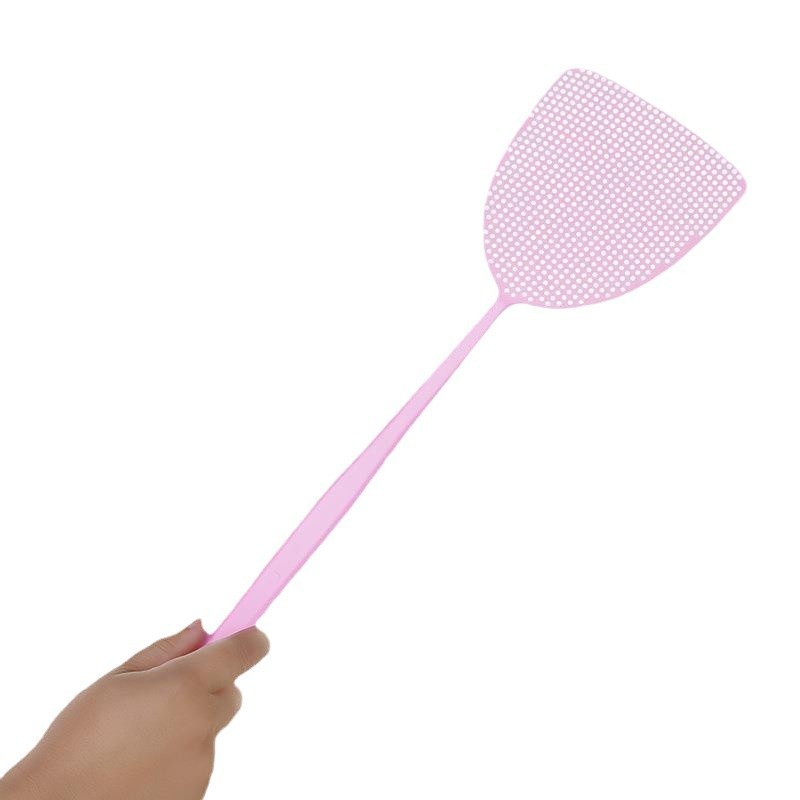 Fly Swatter Long Handle Household Thickeneded Cooked Glue Durable Non-Rotten Large Extended Plastic Fly Swatter to Kill Mosquitoes