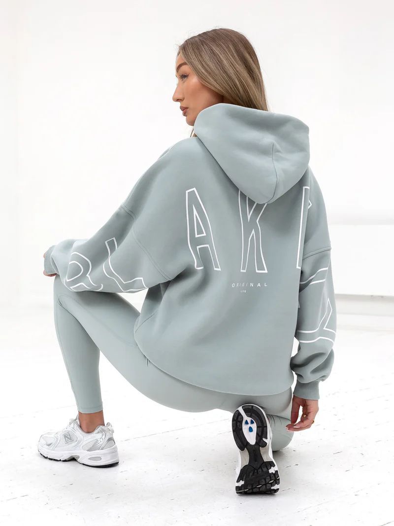 2024 New Cross-border European and American Fashion Printed Thickened All-match Long Sleeve Loose Hip Hop Sweat