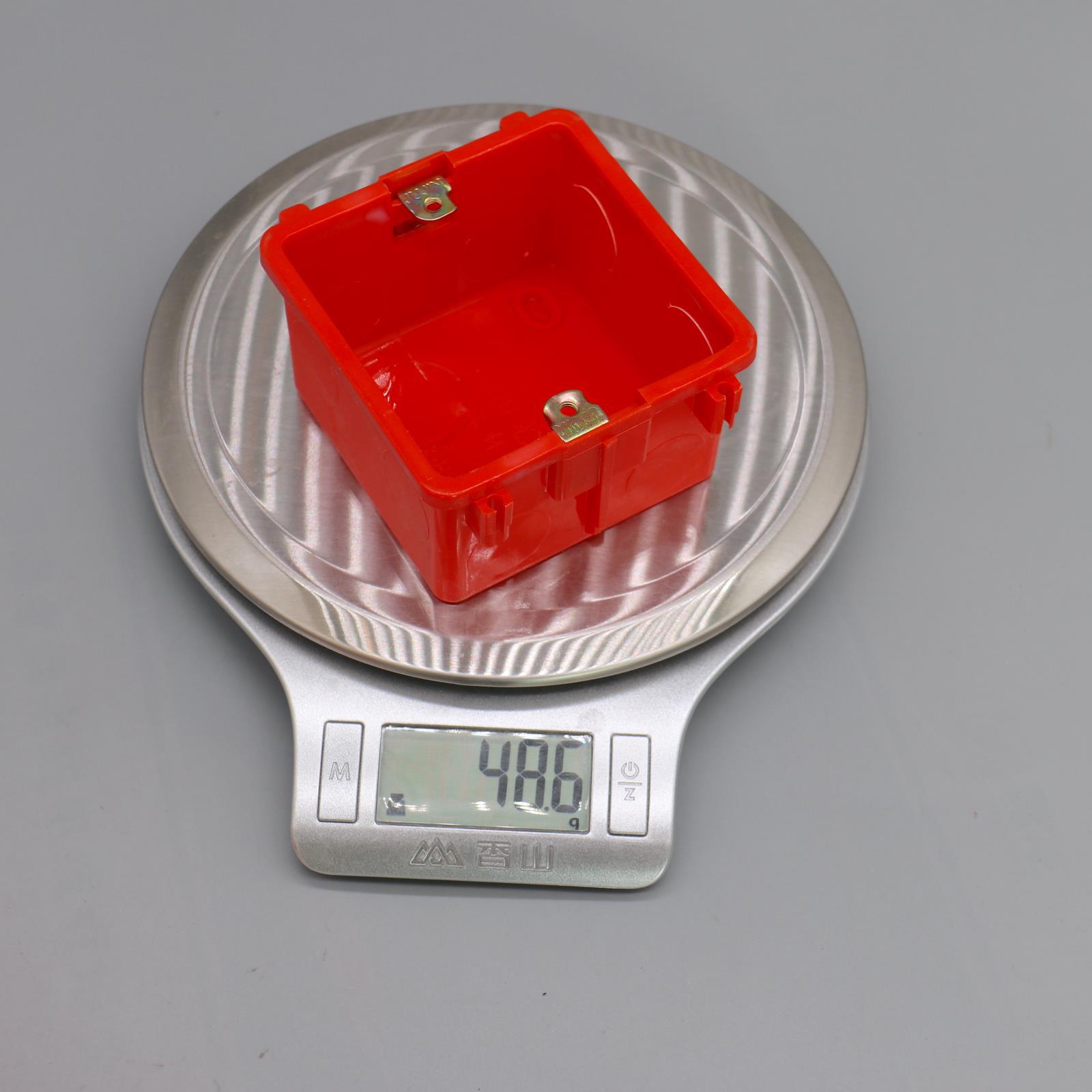 Thickened Punched Cow Nose Buckle 86 Type Junction Box Bottom Box Can Be Spliced