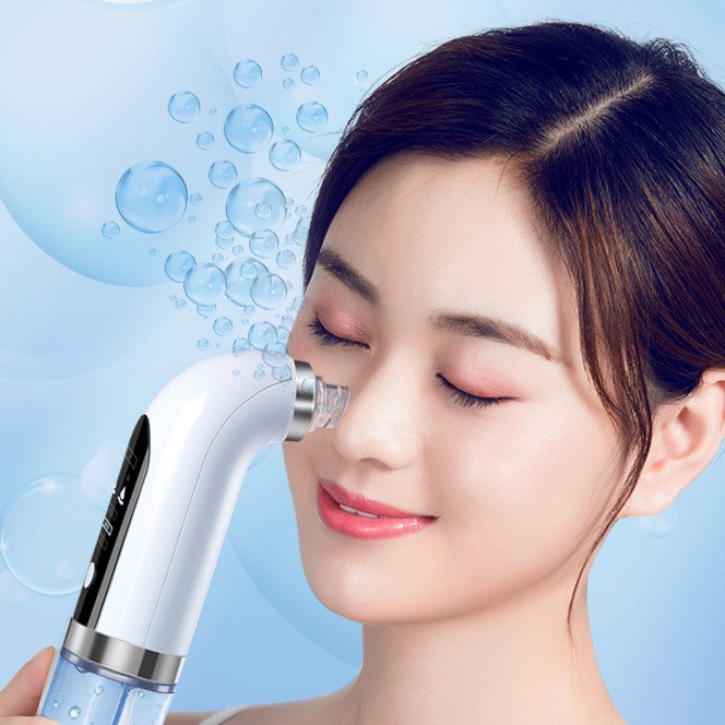 Ultra-small bubble household beauty instrument pore cleaner mite removal electric blackhead suction device