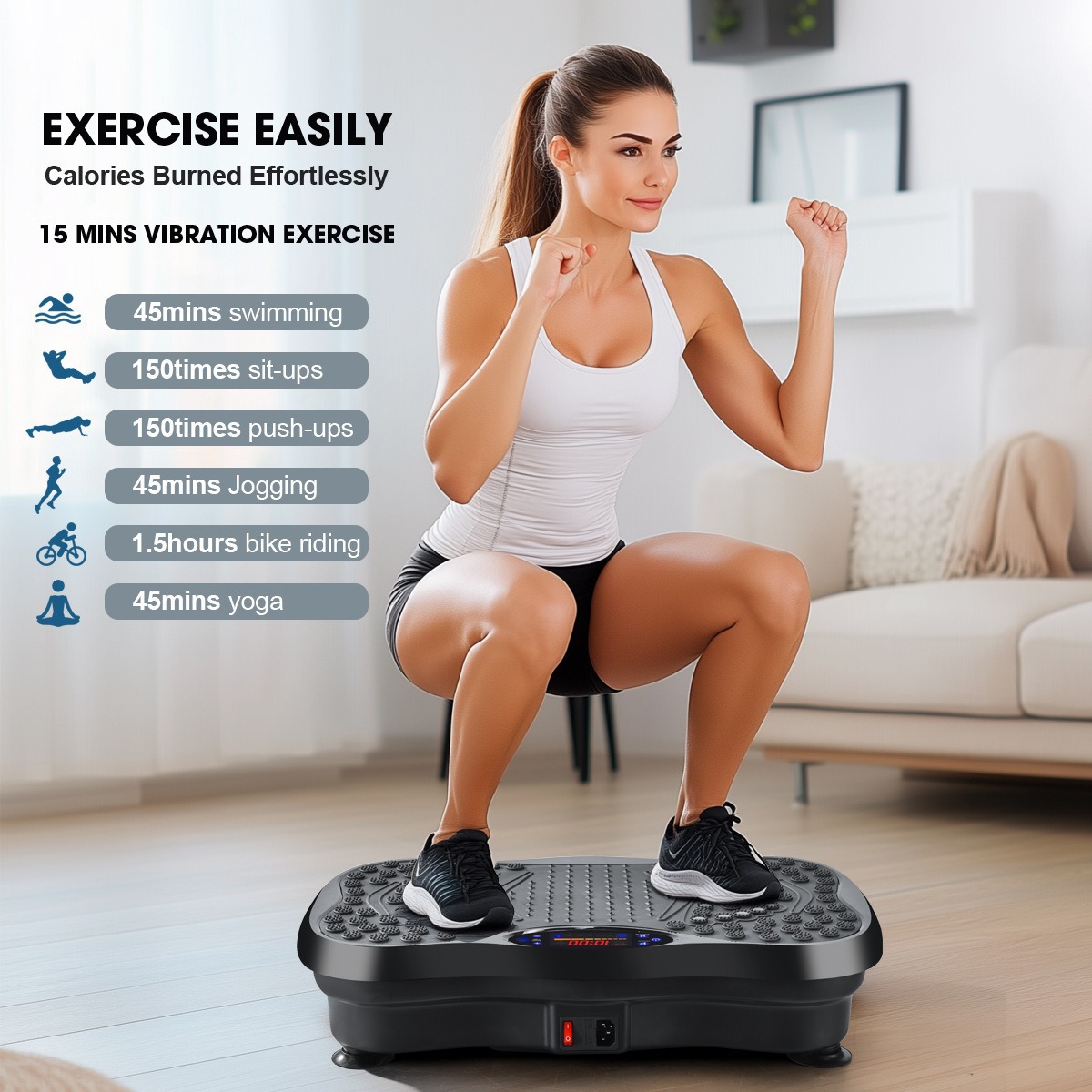Source Manufacturer Fat Removal Machine Bluetooth Music Model Shake Machine Rhythm Machine Home Exercise Weight Loss Fat Burning Fitness