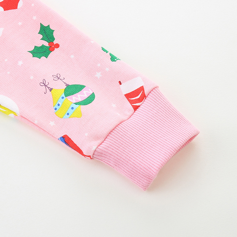 European and American Style Girls' Sweatshirts Autum New Christmas Round Neck Long-Sleeved Kidsren's Sweatshirts Fashionable Kidsren's Sweatshirts Mixed Batch