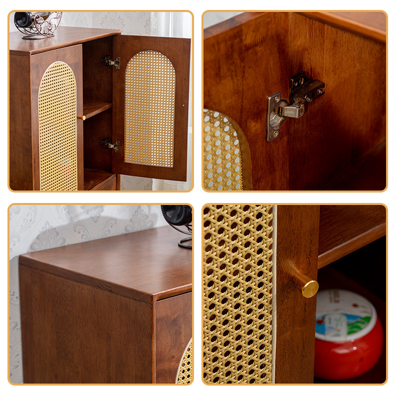 Customized Scandinavian Sideboard Tea Cabinet Living Room Kitchen Cabinet Cupboard Home Storage Good Things Floor Storage Cabinet