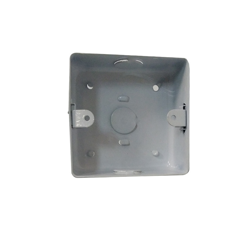 Type 86 open metal junction box metal switch socket bottom box charging pile machine room metal spraying iron box